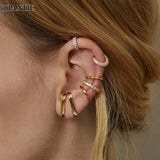 Boho CZ Zircon Ear Cuff Women's Earring Set