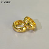 Plated Star Big Hoop Earrings CZ Zircon Party Jewelry Accessories