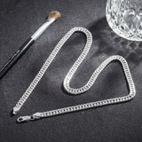 925 Sterling Silver 6mm Chain Necklace 20/22/24 Inch for Women Men