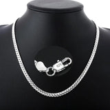 925 Sterling Silver 6mm Fine Necklace Chain for Men and Women