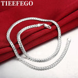 925 Sterling Silver 6mm Fine Necklace Chain for Men and Women