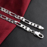 925 Silver Chain Bracelet 4/6/8mm Wedding Jewelry