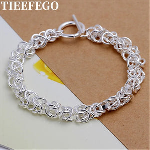 925 Silver Buckle Bracelet - Charm Boutique Jewelry