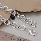 925 Silver Hot Chain Men Women Jewelry High Bracelet