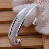 925 Silver Women Lady Wedding Retro Bracelet Jewelry