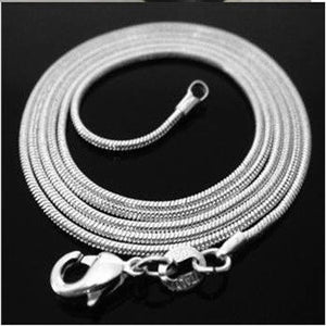 925 Silver 10pc 16-30" 1.2mm Snake Chain Necklace Jewelry