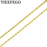 925 Sterling Silver 18K Chain Necklace Wedding Jewelry