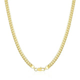 925 Sterling Silver 18K Gold/Silver Chain Necklace for Wedding Jewelry