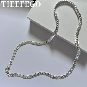 925 Silver 5mm Side Chain Necklace For Men Women