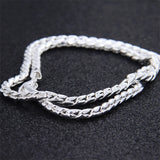 925 Silver 5mm Snake Chain Necklace 20 Inches Glamour Gift