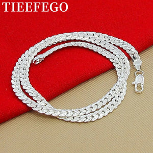 925 Sterling Silver 6mm Snake Chain Necklace Jewelry Gift