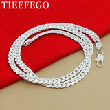 925 Sterling Silver 6mm Snake Chain Necklace Jewelry Gift