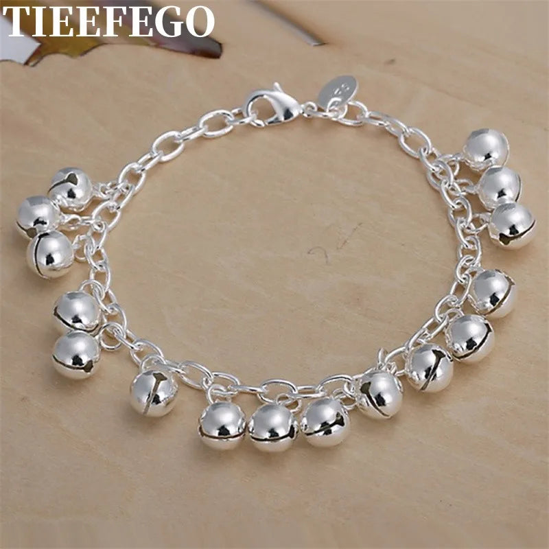 925 Silver Charm Bracelet for Women Wedding Party