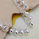 925 Silver Charm Bracelet for Women Wedding Party