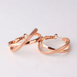 925 Silver Matte Rose Earrings Romantic Wedding Gift