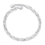 Heart Charm Bracelet for Women with Austria Crystals