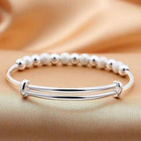 925 Silver Beads Bracelets for Women