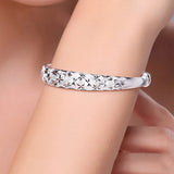 925 Silver Star Women's Bracelet Wedding Jewelry