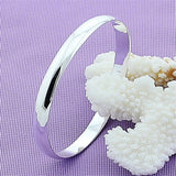 925 Silver Open Bangles for Wedding Engagement Party
