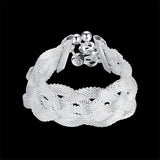 925 Silver Women's Bracelet Mesh Chain Small Fresh Jewelry Wedding Gift