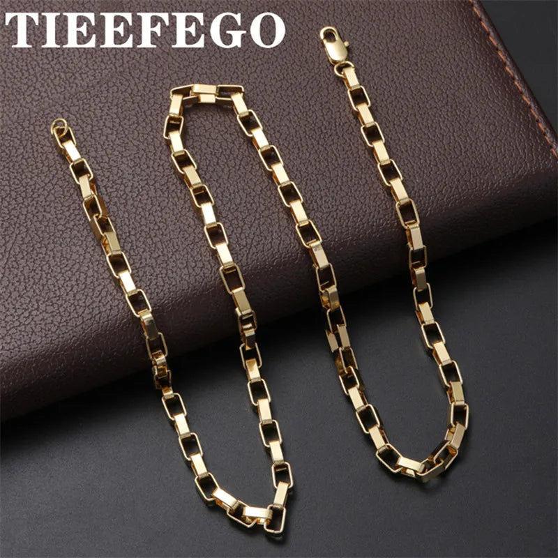 925 Silver 4mm 20-Inch Box Necklace Wedding Jewelry