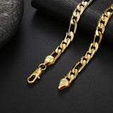 18k 8mm Three Pairs One Side Necklace Set