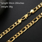 18k 8mm Three Pairs One Side Necklace Set