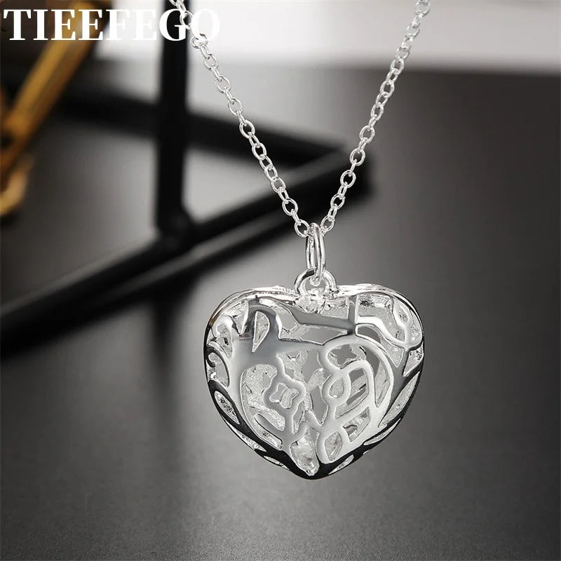 925 Silver Charm Pendant Necklace for Women