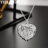 925 Silver Charm Pendant Necklace for Women