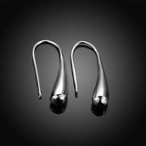 925 Silver Teardrop Dangle Earrings Valentine