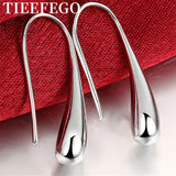 925 Silver Teardrop Dangle Earrings Valentine