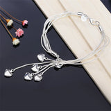 925 Silver Five Love Lady Bracelet Boutique Jewelry Wedding Gift
