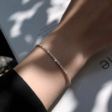 925 Silver Bracelet 1.5mm for Women Water Jewelry Gift