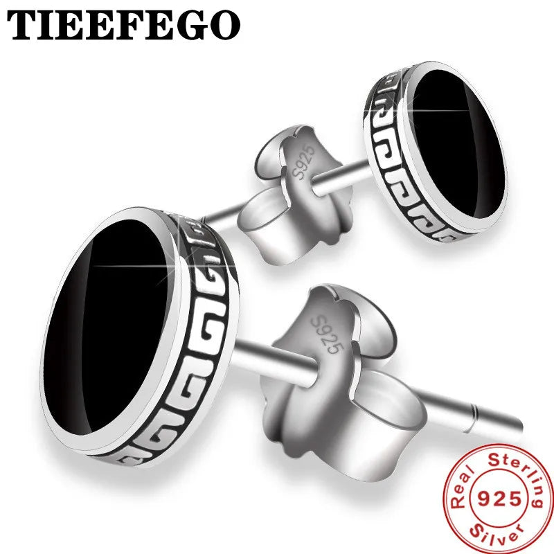 Personalized 925 Sterling Silver Earrings Men'S For Women Single Earrings