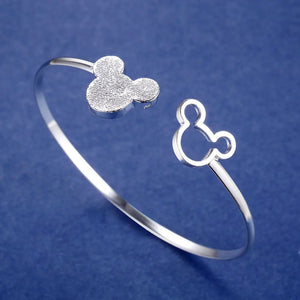 925 Silver Open Bangle Women Lady Noble Nice Bracelet Charm Wedding