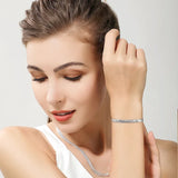 925 Silver Bracelet 6mm Chain Lobster Clasp Wedding Jewelry