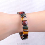 Tigereye Eye 10-14mm Bracelet 8" Beads