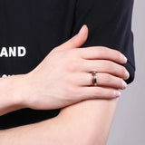 Titanium Man Rings 6mm 8mm Wedding Band Brushed and Polished Ring Size 6-13