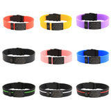 TINGKU Kids Medical ID Bracelet Engraved Silicone Armband