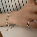Irregular Knot Metal Bracelet for Women