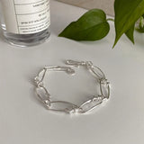 Irregular Knot Metal Bracelet for Women