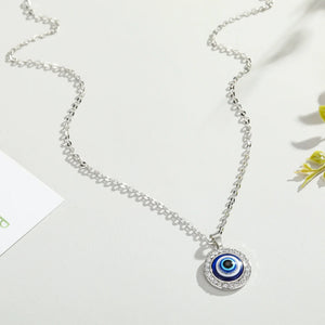 Vintage Devil's Eye Pendant Evil Eyes Classic Necklace Gift for Girls