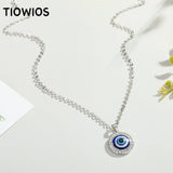 Vintage Devil's Eye Pendant Evil Eyes Classic Necklace Gift for Girls