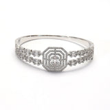 CZ Cubic Zirconia Bangle Bracelet for Women Wedding Party
