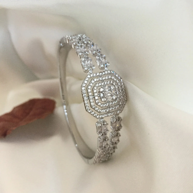 CZ Cubic Zirconia Bangle Bracelet for Women Wedding Party
