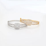 CZ Cubic Zirconia Bangle Bracelet for Women Wedding Party