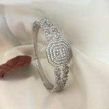 CZ Cubic Zirconia Bangle Bracelet for Women Wedding Party