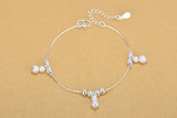 TJP Frosted Gourd Silver Bracelets Anklets Wedding Accessories