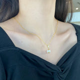 TKJ 925 Sterling Silver Freshwater Pearl Necklace Sun Smile Pattern