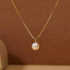 925 Silver Pearl Pendant Necklace for Women's Fine Jewelry